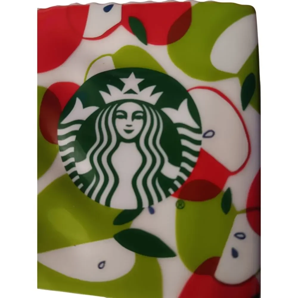 Starbucks 2020 Ceramic Tote Bag Ornament Excellent Shape has SKU sticker 3 1/2